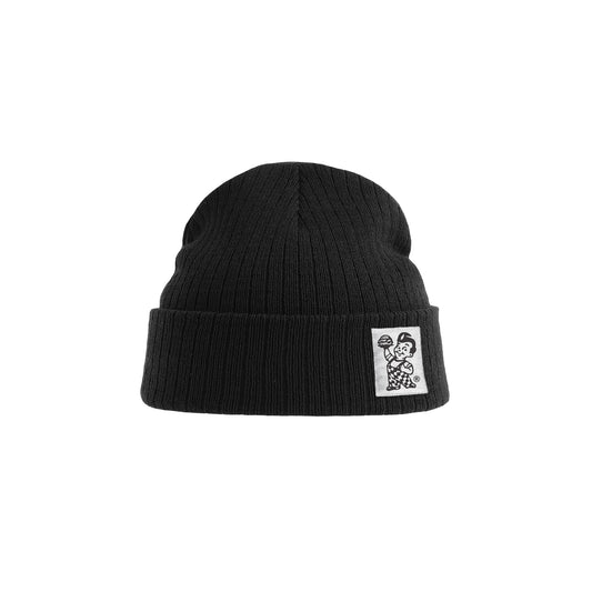 Burnout Black Beanie