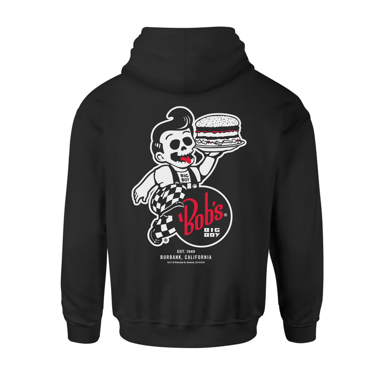 Skulls Black Zip Hoodie