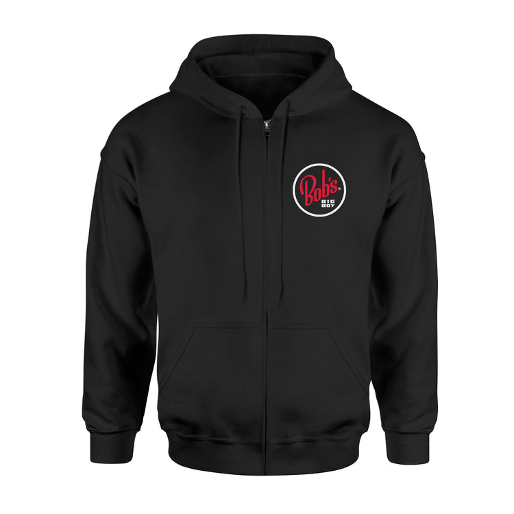 Skulls Black Zip Hoodie