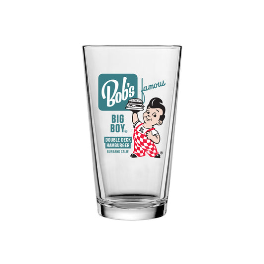 Bleu Pint Glass