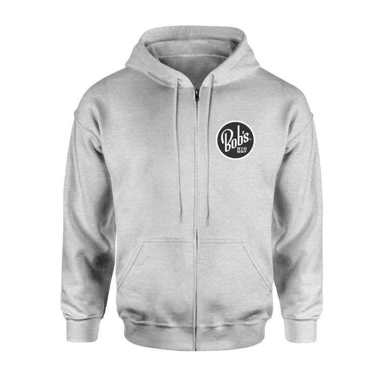 Skulls Grey Zip Hoodie