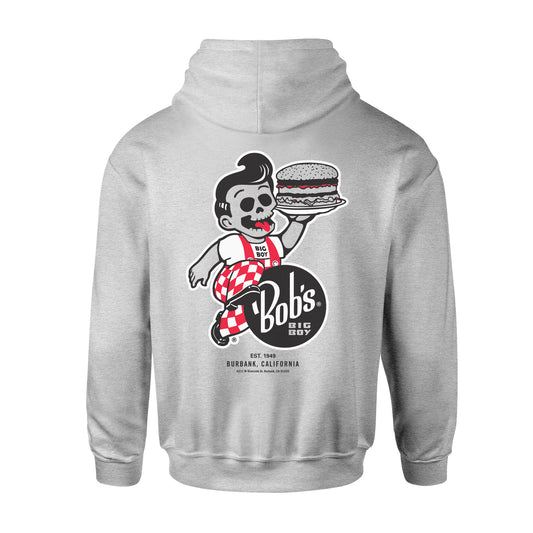 Skulls Grey Zip Hoodie