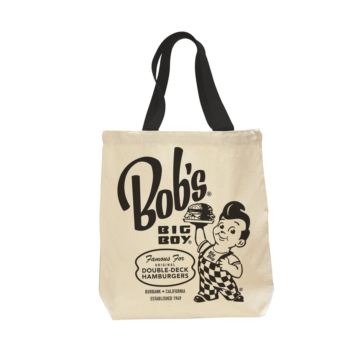 Big Boy Natural Tote Bag – Bob's Big Boy Burbank